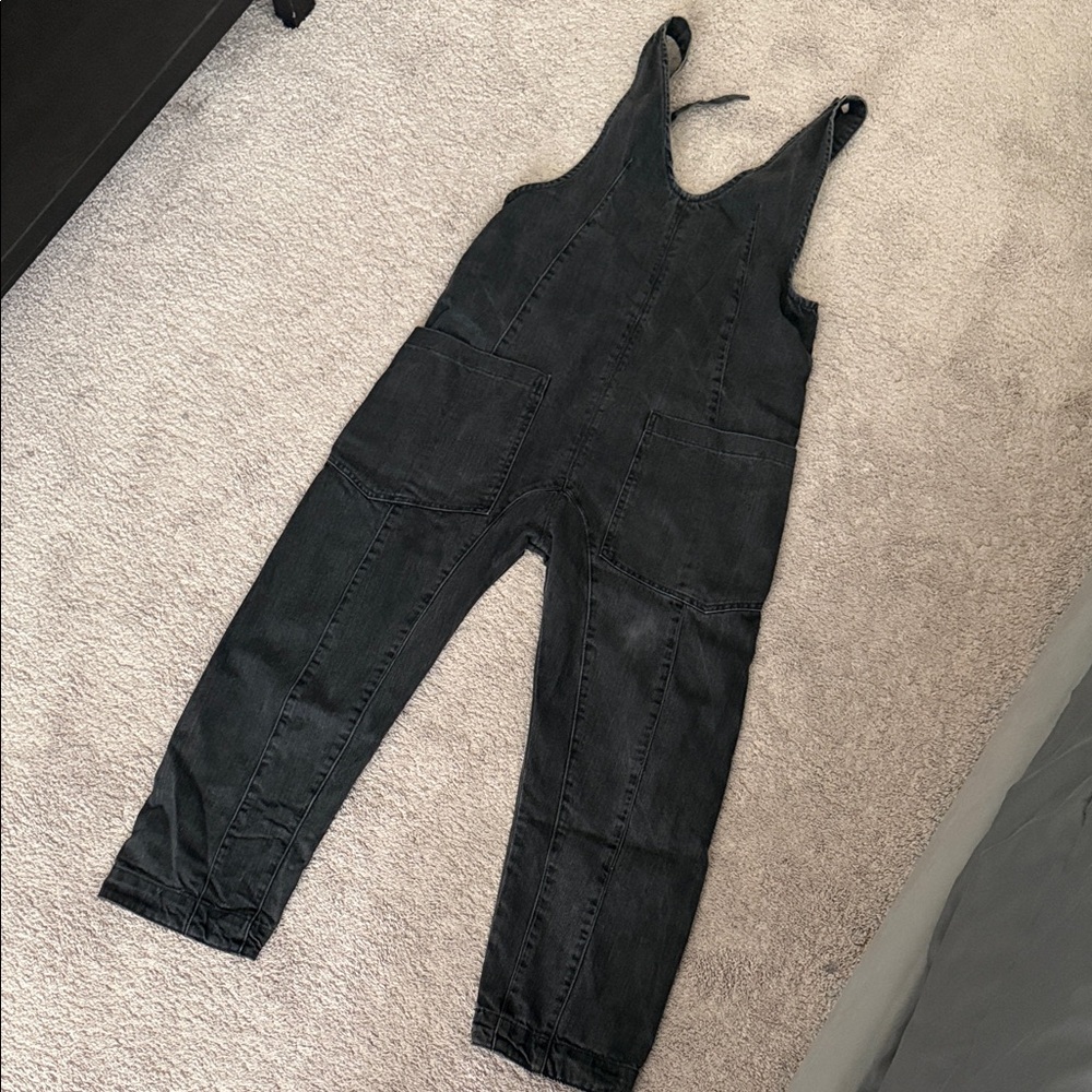 We The Free Charcoal Jumpsuit